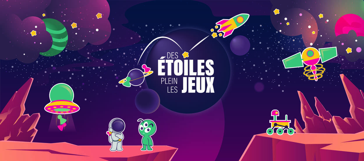 Bannière Des étoiles plein les jeux