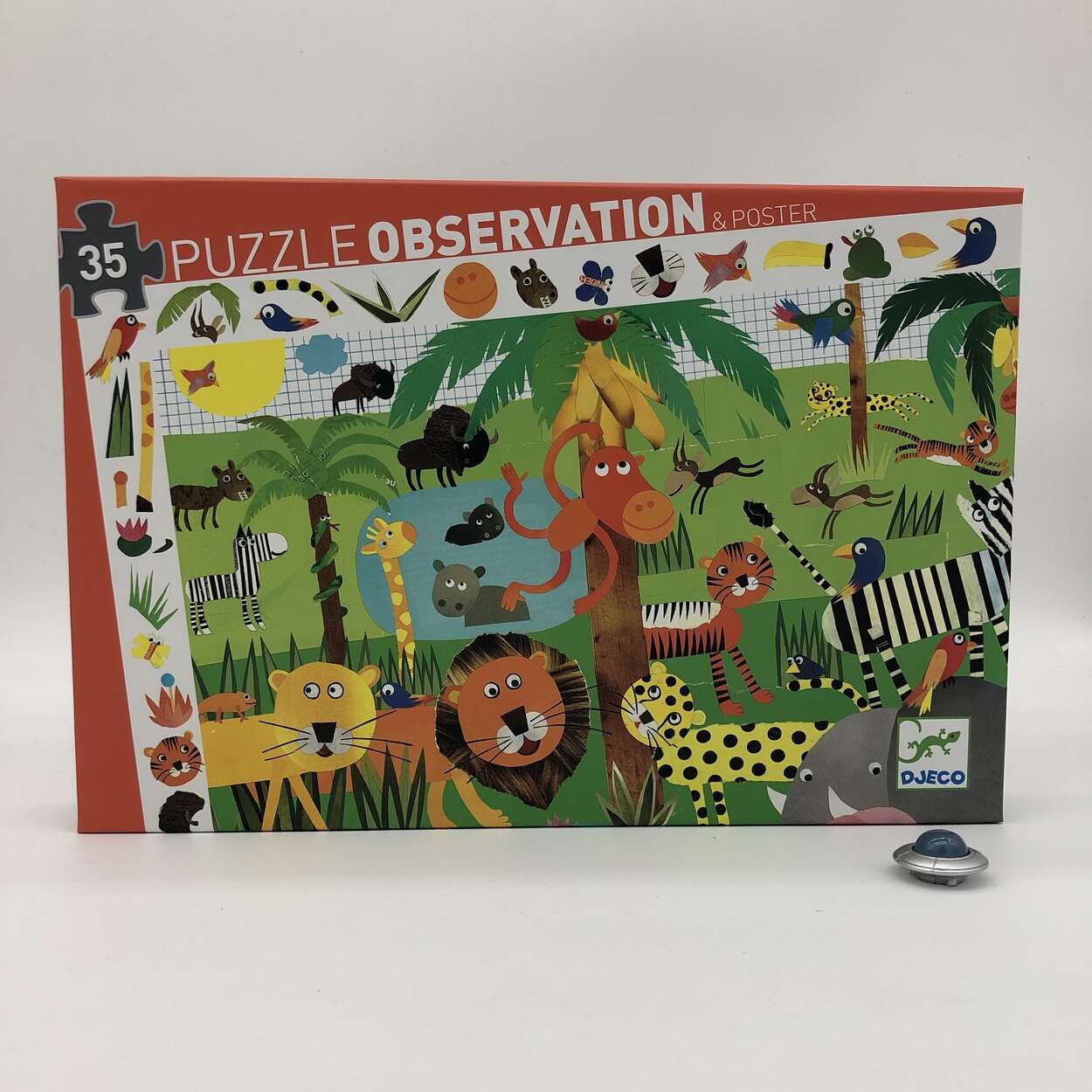 Puzzle Obervation Jungle 35 pièces