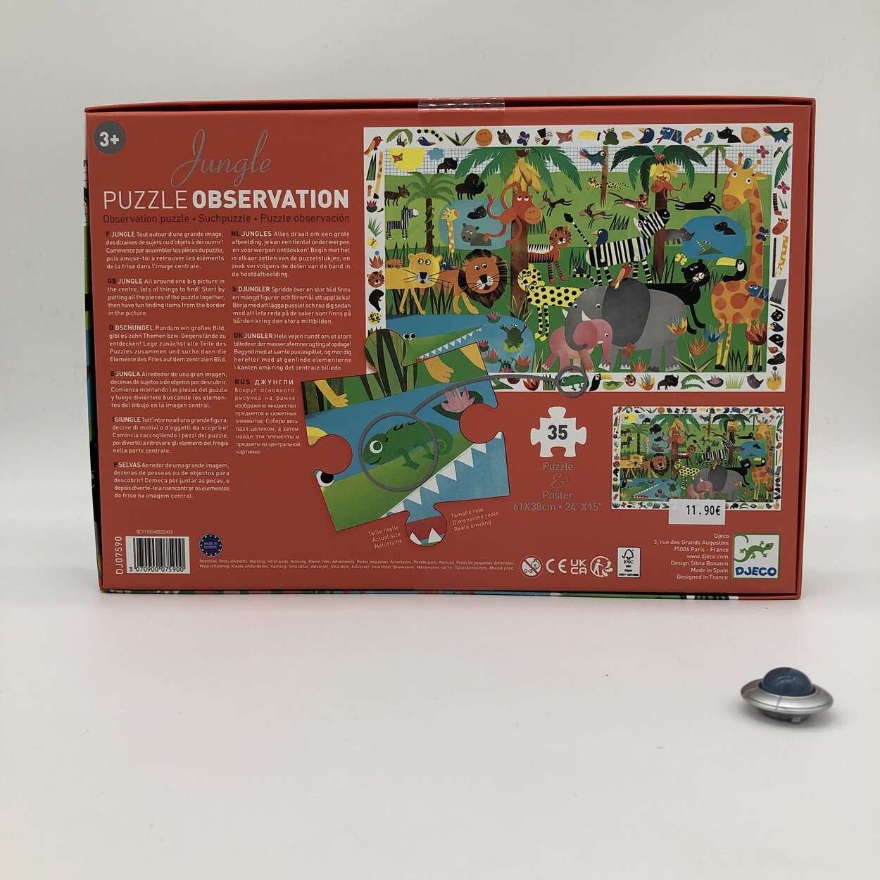 Puzzle Obervation Jungle 35 pièces
